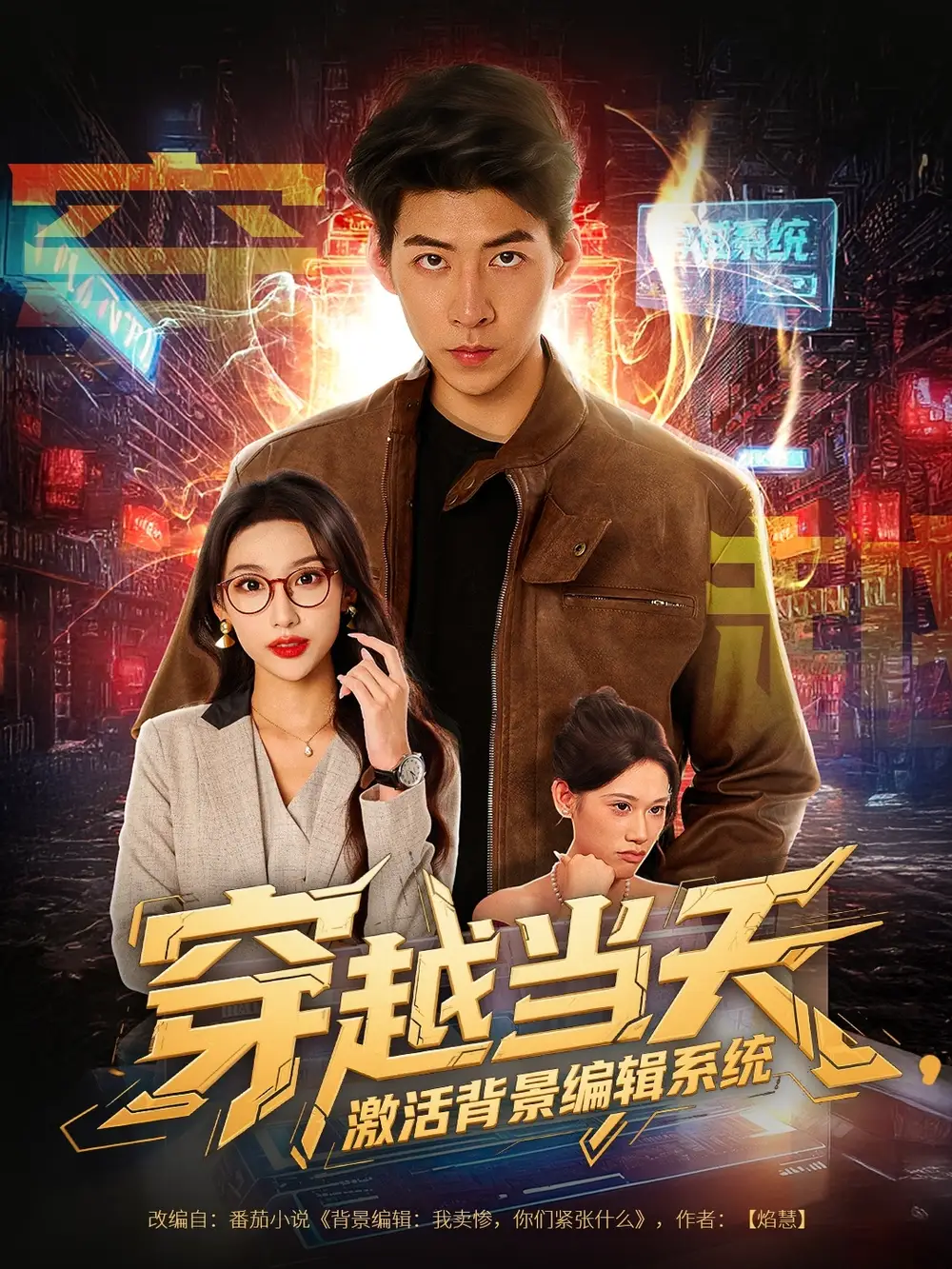《穿越当天激活背景编辑系统(87集)》短剧全集免费在线看