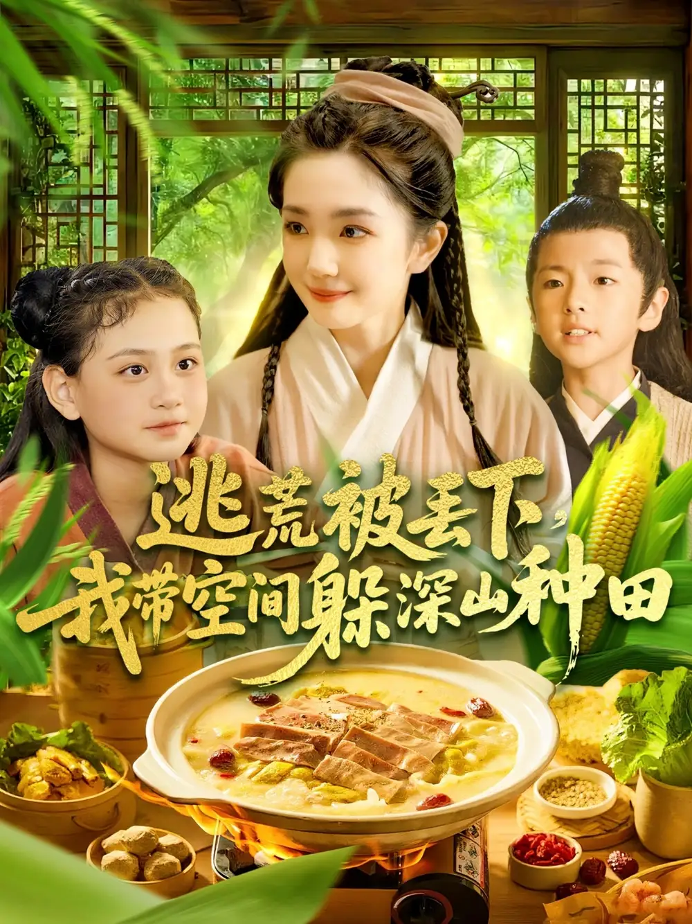 《逃荒被丢下我带空间躲深山种田(96集)乔舒婍&贾浩男》短剧全集免费在线看