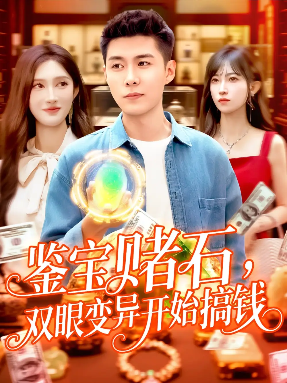 《鉴宝赌石,双眼变异开始搞钱&鉴宝赌石双眼变异开始搞钱(99集)赵亦菲&韩雨轩》短剧全集免费在线看
